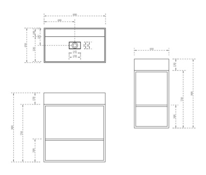 Консоль с раковиной ABBER Stein AS2630 напольная, белая матовая Консоль с раковиной ABBER Stein AS2630 напольная, белая матовая