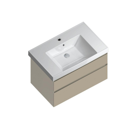 Тумба CUBO подвесная с ящиками 80, лимо матовая CU.80\LIM Тумба CUBO подвесная с ящиками 80, лимо матовая CU.80\LIM