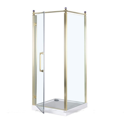 Душевой уголок Aquanet Beta Cube Classic NBB1221 90x90 L, прозрачное стекло