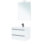 Мебель для ванной Aquanet Lino 70 белый матовый Мебель для ванной Aquanet Lino 70 белый матовый