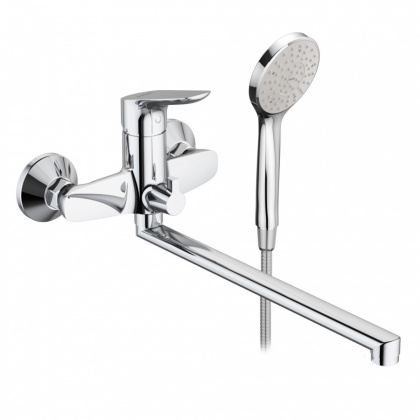 779500000 Origin Bit, Смеситель Для ванны/душа с универсальным изливом 350 мм, ручным душем, шт