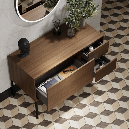 Тумба ATOLLO напольная,подвесная с ящиками 110, деревянная AT.110\WD Тумба ATOLLO напольная,подвесная с ящиками 110, деревянная AT.110\WD