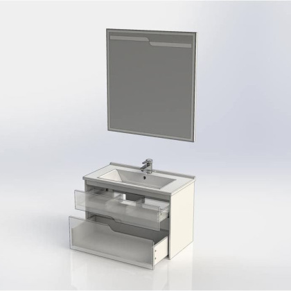 Мебель для ванной Aquanet Модена 85 белый Мебель для ванной Aquanet Модена 85 белый