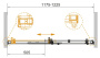 STYLUS-SOFT-BF-1-160-C-Cr Душевая дверь с доводчиками