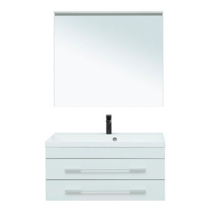 Мебель для ванной Aquanet Верона 90 New белый матовый Мебель для ванной Aquanet Верона 90 New белый матовый