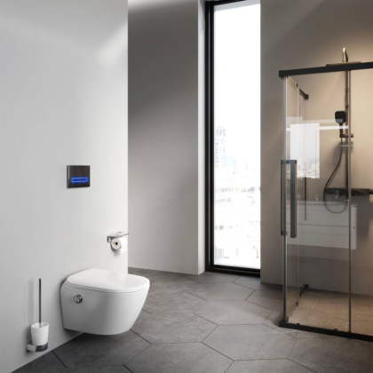 CCC301700SC Sensation подвесной унитаз с интегрированным электронным биде TouchReel