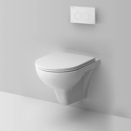 IS70101.901700 Инсталляция с клавишей ProC L Белый глянец. с подвесным унитазом Gem FlashClean с сид м/лифт