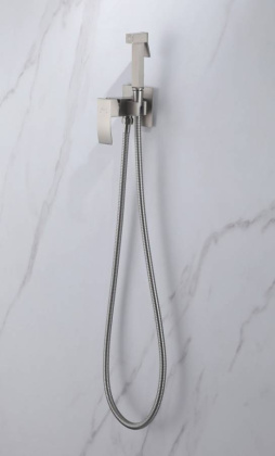 Смеситель ABBER Wasserfall AF8625SP с гигиеническим душем, сатин Смеситель ABBER Wasserfall AF8625SP с гигиеническим душем, сатин