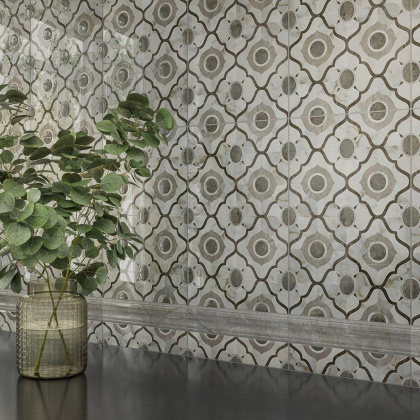 Бордюр Кантата глянцевый 40x6x0,8