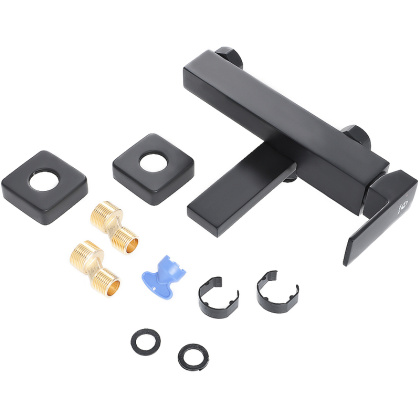 Agger Great A2810044 Однозахватный смеситель для ванны/душа с поворотным изливом, черный