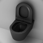 C8F1701MBSC Func подвесной унитаз 54 см FlashClean с сиденьем микролифт, черн мат C8F1701MBSC Func подвесной унитаз 54 см FlashClean с сиденьем микролифт, черн мат