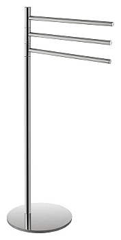 Стойка с тройным поворотным держателем для полотенец