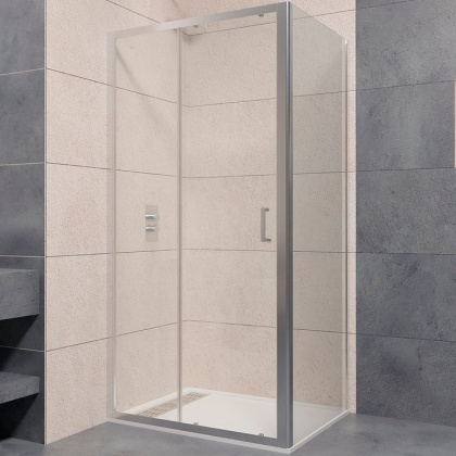 Душевой уголок RGW Passage PA-74 120x100 410874120-11 профиль Хром стекло прозрачное