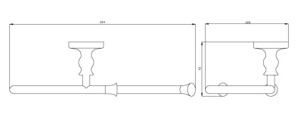 Полотенцедержатель полукольцо RUSH Crete (CR35511) Полотенцедержатель полукольцо RUSH Crete (CR35511)