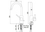 Смеситель для раковины Paffoni Light LIG078HG Смеситель для раковины Paffoni Light LIG078HG