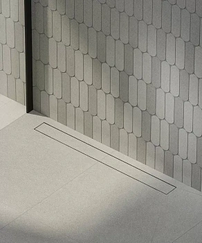 Душевой лоток double из нержавеющей стали, 75 см