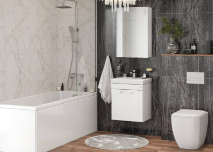 Шкаф-зеркало Onika Венеция 58 белый, универсальный Шкаф-зеркало Onika Венеция 58 белый, универсальный