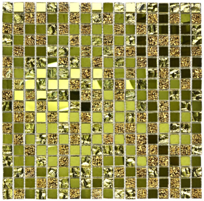 Мозаика Bonaparte Стеклянная Mirror gold 30х30 см, шт