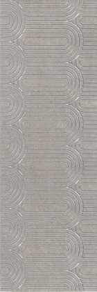 Декор OP\В201\12137R Безана серый обрезной 25*75*9 (уп\6шт), шт