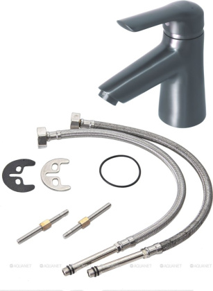 Смеситель для раковины Orange Tony M54-021gr графит Смеситель для раковины Orange Tony M54-021gr графит