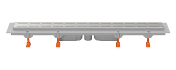 Душевой лоток 65 см Creto Walkway CRE-650 WH-Down с решеткой, хром