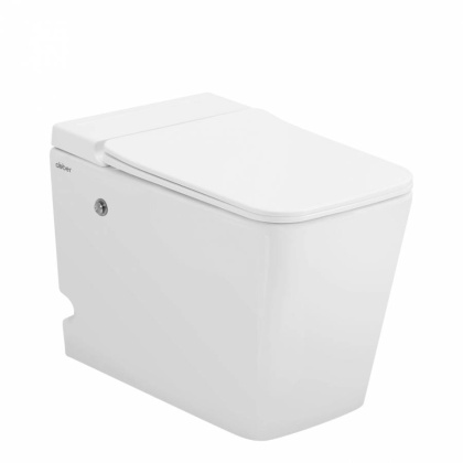 Приставной унитаз Abber Rechteck AC1213P импульсный с микролифтом