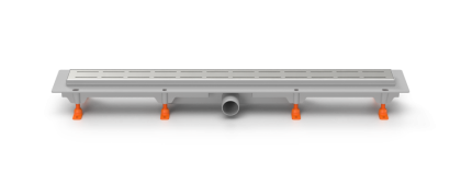 Душевой лоток 75 см Creto Walkway CRE-750 WH с решеткой, хром Душевой лоток 75 см Creto Walkway CRE-750 WH с решеткой, хром