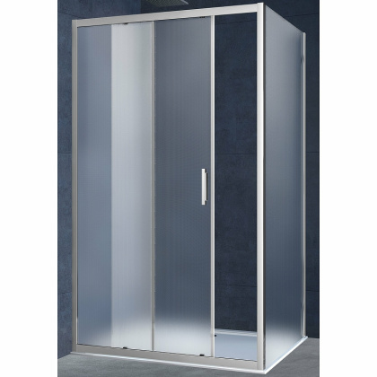 Душевой уголок Alpha VSR-3AL8013MT, 1300*800, хром, стекло текстурное