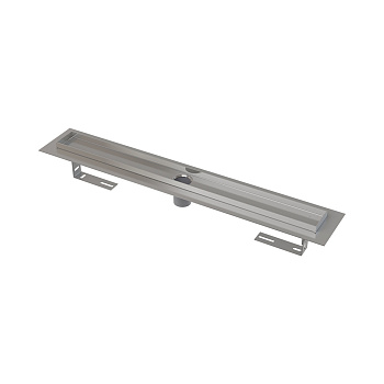 Водоотводящий желоб с порогами для перфорированной решетки, без гидрозатвора