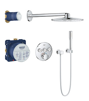 Набор для комплектации душа, GROHE Rainshower SmartActive 310, хром (34705000) Набор для комплектации душа, GROHE Rainshower SmartActive 310, хром (34705000)