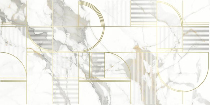 Декор 18-03-00-3608-1 Laurel белый (60см*30см*9мм) (5шт/0,9м2) .,шт