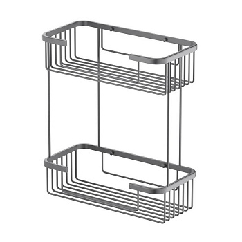 Полка двойная Timo Saona 13083/18 черное золото Полка двойная Timo Saona 13083/18 черное золото