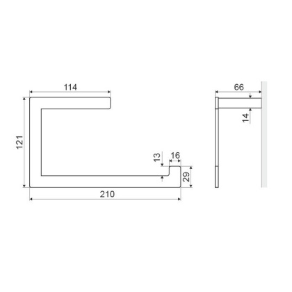 Полотенцедержатель EXCELLENT Riko (хром)