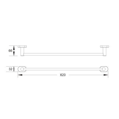 Полотенцедержатель, SG5117T Shevanik, Оружейная сталь Полотенцедержатель, SG5117T Shevanik, Оружейная сталь