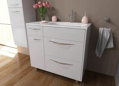 Комплект мебели Barcelona 900х450 правосторонний напольный 3 ящика 1 дверь (ШхГхВ) 898х446х860 Комплект мебели Barcelona 900х450 правосторонний напольный 3 ящика 1 дверь (ШхГхВ) 898х446х860