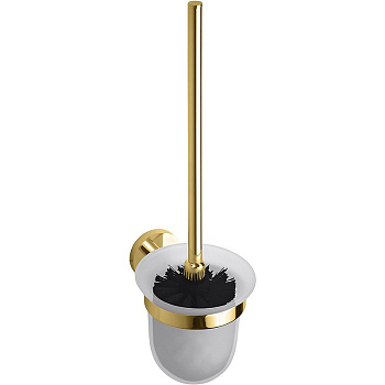 Ершик для унитаза Bemeta Brilo 161113017 Золото (стекло), щётка чëрная