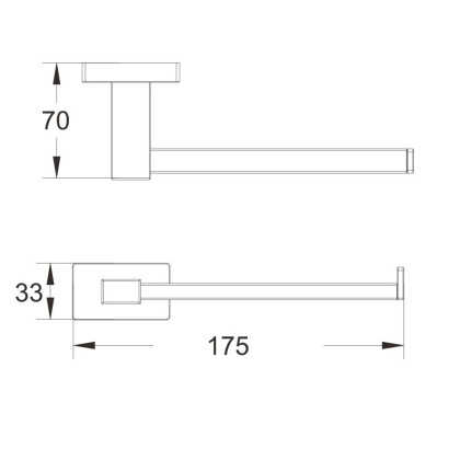 Бумагодержатель, SG5615H Shevanik, Черный