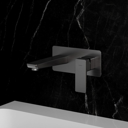 Смеситель для умывальника скрытого монтажа OMNIRES PARMA PM7415_1IN (инокс)