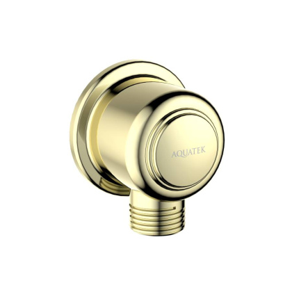 Шланговое подсоединение AQUATEK, полир. золото AQ2461PG КЛАССИК Шланговое подсоединение AQUATEK, полир. золото AQ2461PG КЛАССИК