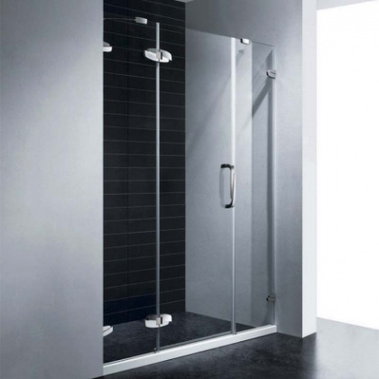 Душевая дверь RGW SA-01, 02030117-11, 170 х 195 см распашная, стекло прозрачное, хром/красный