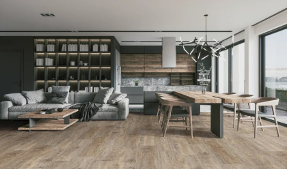 Виниловый SPC ламинат Royce Emotion EM-604 ДУБ ГУСТО (4мм/42кл/2,16м2) (1 200мм*180мм), м2 Виниловый SPC ламинат Royce Emotion EM-604 ДУБ ГУСТО (4мм/42кл/2,16м2) (1 200мм*180мм), м2