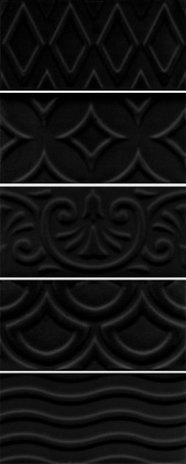 16016 Плитка настенная 16016 Авеллино черный структура микс 7,4*15*6,9 (88шт/0,98м2)