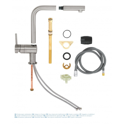 Смеситель для кухни Grohe Minta 32168dc0 нержавеющая сталь Смеситель для кухни Grohe Minta 32168dc0 нержавеющая сталь