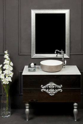 Зеркало WIND 75х95 серебро 532 Boheme