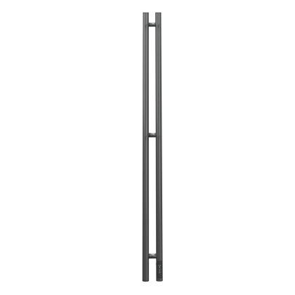 Полотенцесушитель электрический Point Деметра PN12812GB П3 80x1200 диммер справа, графит блеск Полотенцесушитель электрический Point Деметра PN12812GB П3 80x1200 диммер справа, графит блеск