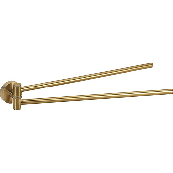 Полотенцедержатель Bemeta Sablo 160204190 поворотный Золото матовое