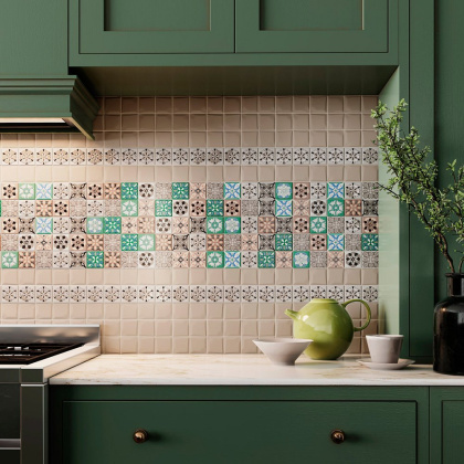 Вставка OS\A175\21052 Анвер 1 серый 4,85x4,85x6,9 (40шт), м2