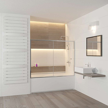 Шторка на ванну RGW Screens SC-42 180x150 04114218-11 профиль Хром стекло прозрачное