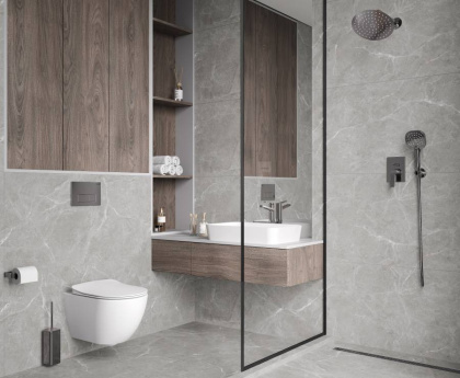 Stone Cool Grey Керамогранит серый 60х120 Полированный