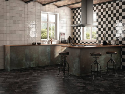 Керамогранит Nomade Black 13,9х16